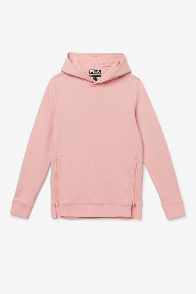 Fila Hoodie Maddox Pullover Mens Pink - India DGW-830594